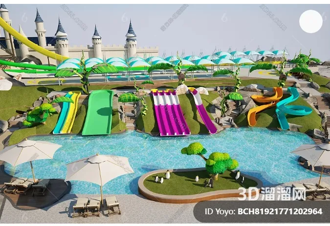 Amusement Park for Kid – 3D Model – 005