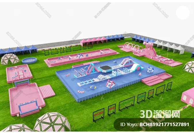 Amusement Park for Kid – 3D Model – 010