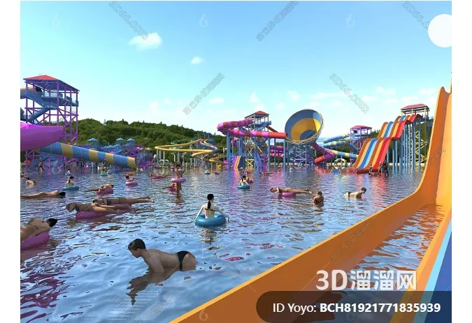 Amusement Park for Kid – 3D Model – 013