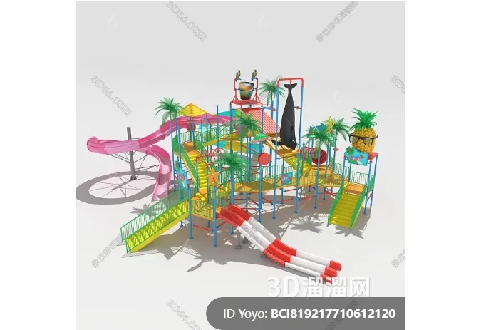 Amusement Park for Kid – 3D Model – 014