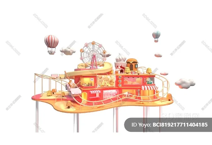 Amusement Park for Kid – 3D Model – 015