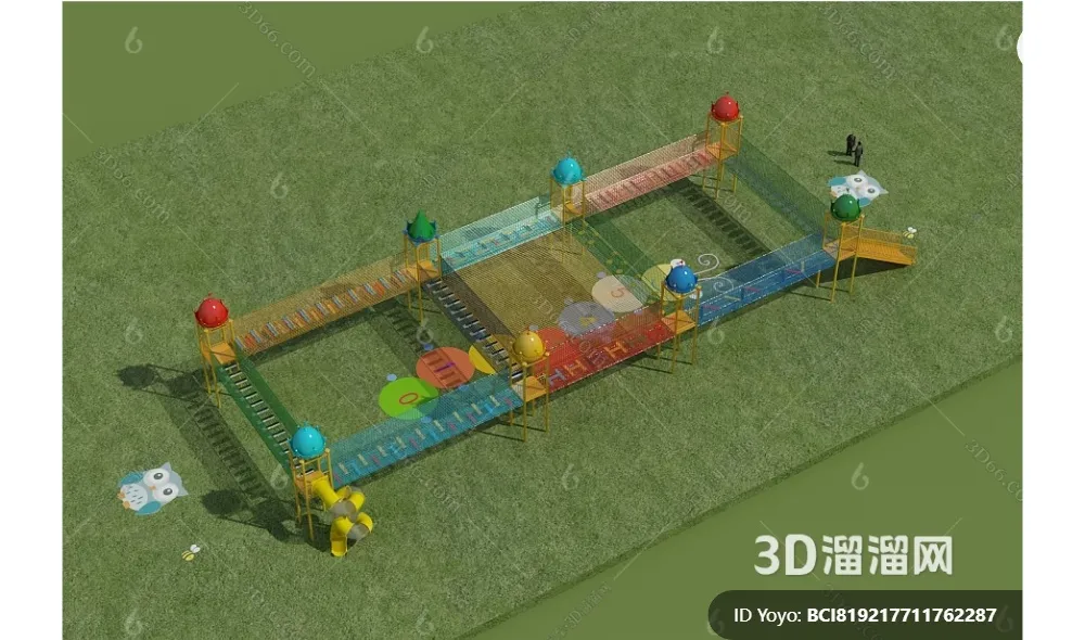 Amusement Park for Kid – 3D Model – 019