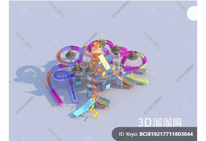 Amusement Park for Kid – 3D Model – 020