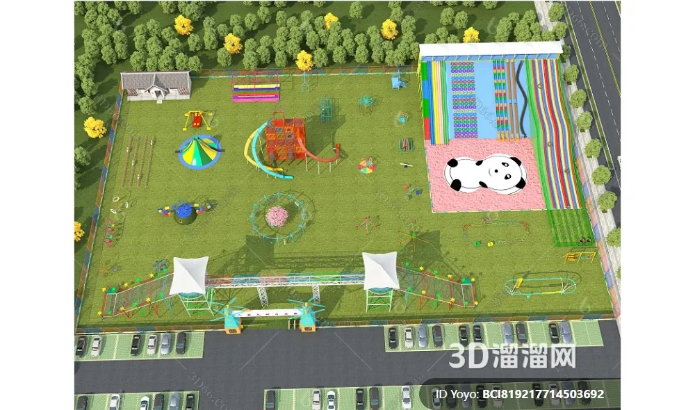 Amusement Park for Kid – 3D Model – 035