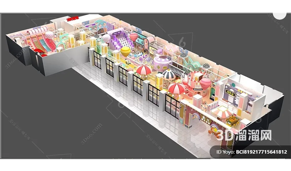 Amusement Park for Kid – 3D Model – 044