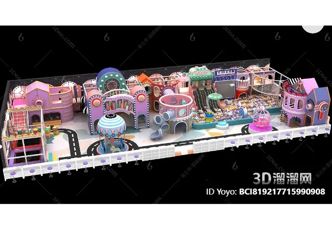 Amusement Park for Kid – 3D Model – 049