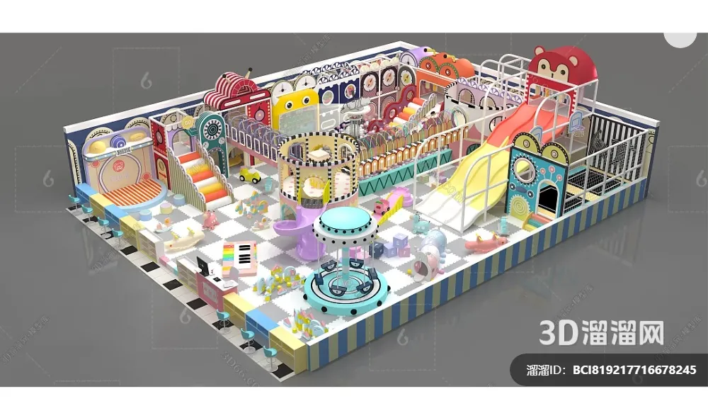 Amusement Park for Kid – 3D Model – 055