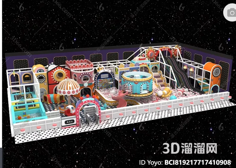 Amusement Park for Kid – 3D Model – 059