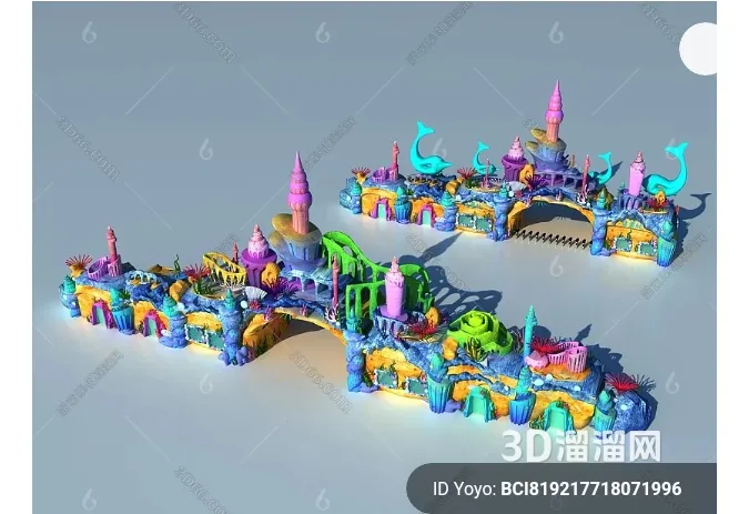 Amusement Park for Kid – 3D Model – 063