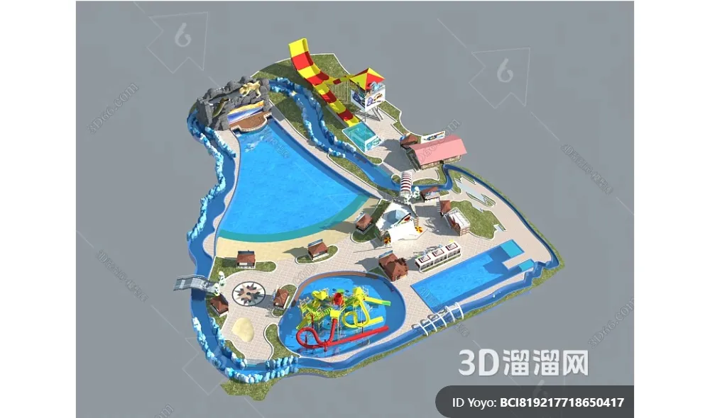 Amusement Park for Kid – 3D Model – 068