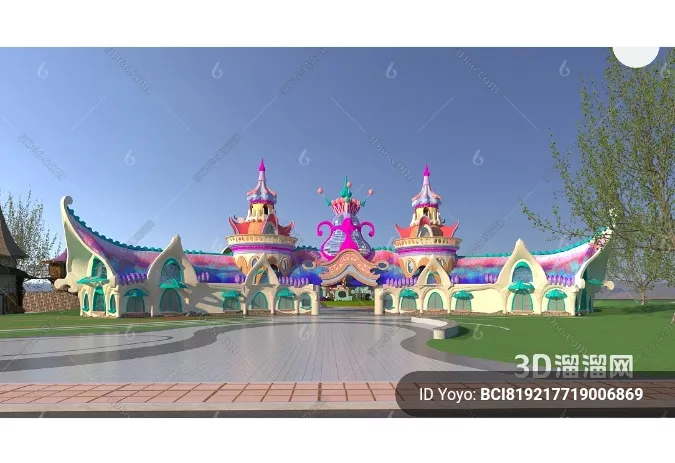 Amusement Park for Kid – 3D Model – 071