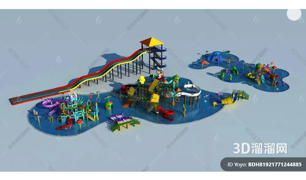 Amusement Park for Kid – 3D Model – 079