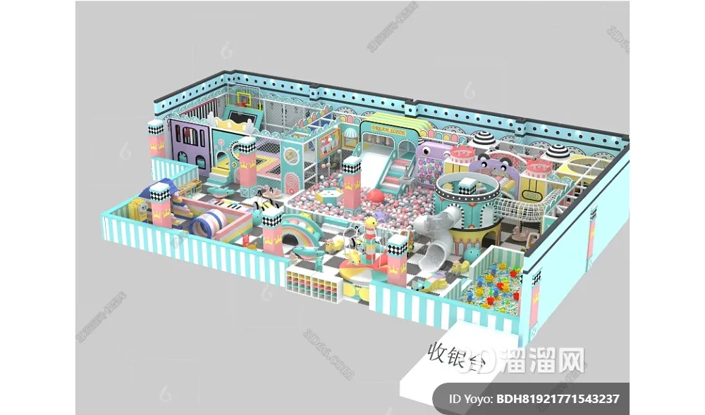 Amusement Park for Kid – 3D Model – 082