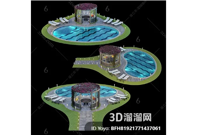 Amusement Park for Kid – 3D Model – 098