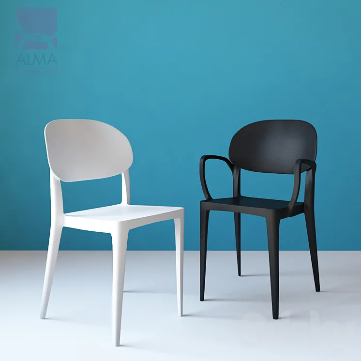 Amy chair 3DS Max