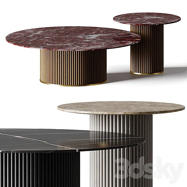 Ana Roque Perry Coffee Tables 3ds Max