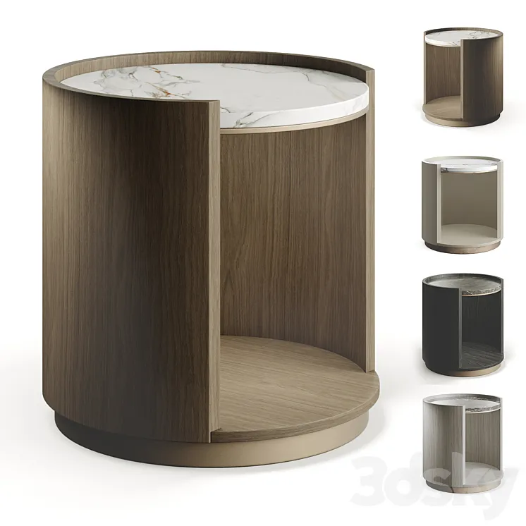 Ana Roque YVES Bedside Table 3DS Max