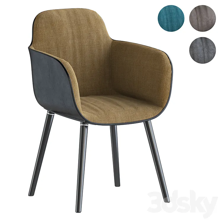 Anat Armchair Soft 3.0 3DS Max Model