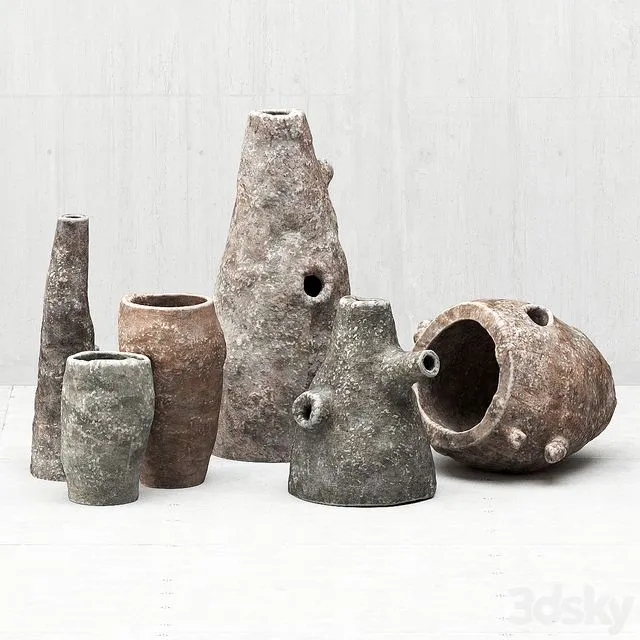 Ancient jugs 3dsMax Model