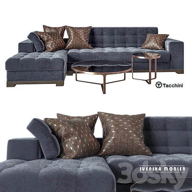 Anders Svenska mobler & cage tacchini 3ds Max