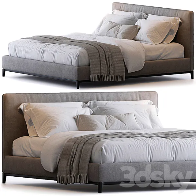 Andersen bed by Minotti 3DS Max Model