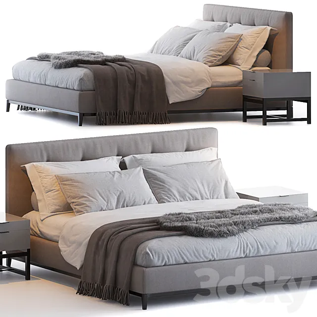 ANDERSEN BED BY MINOTTI 3DS Max Model