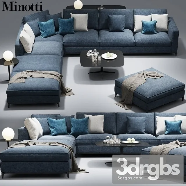 Andersen Minotti Sofa 01 3dsmax Download