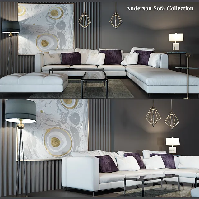 Anderson Sofa Collection 3ds Max