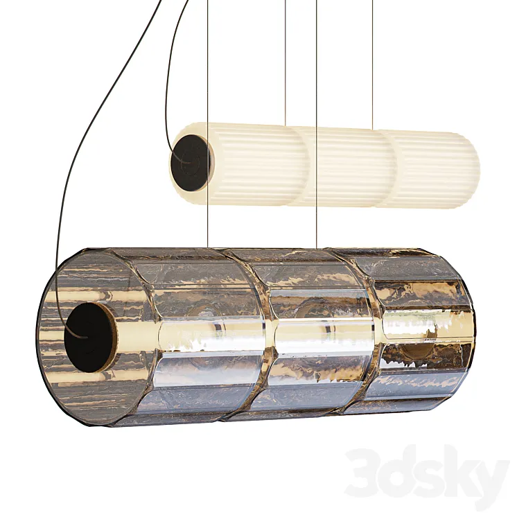 ANDlight Column Pendant horizontal series 3DS Max