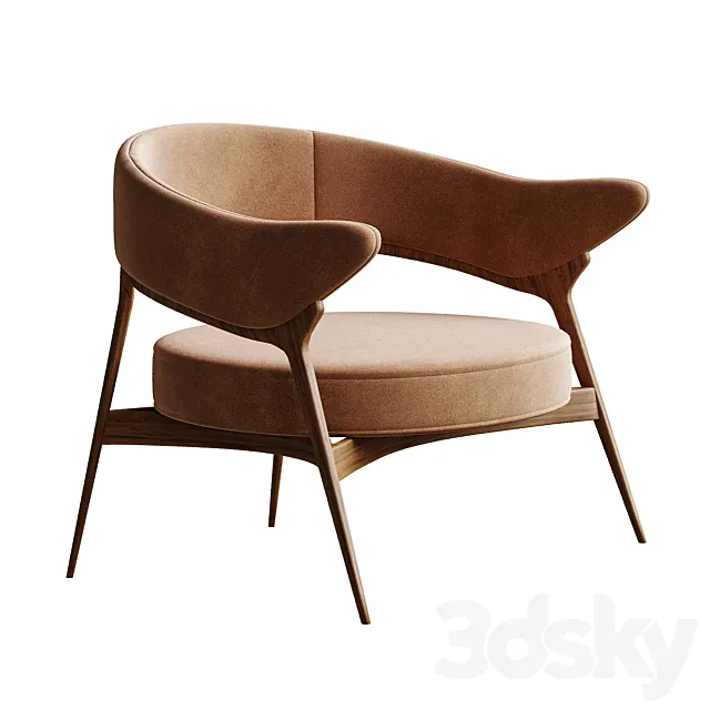Andorinha Armchair 3DS Max Model