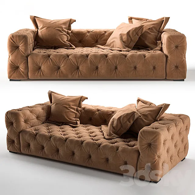 Andrea sofa and armchair 3DS Max Model