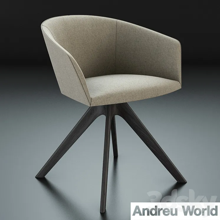 Andreu World Brandy Chair 3DS Max