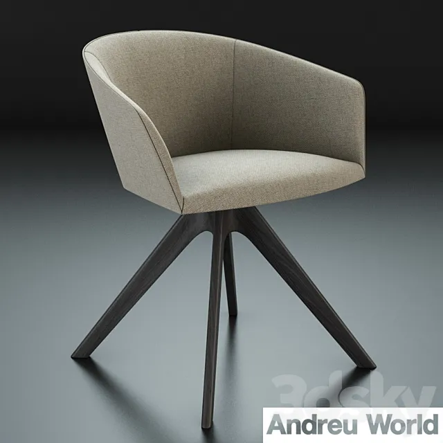 Andreu World Brandy Chair 3DSMax File