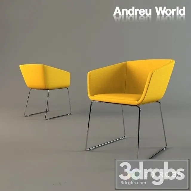 Andreu World Nanda Comfort Chair 3dsmax Download