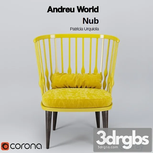 Andreu World Nub By Patricia Urquiola 3dsmax Download