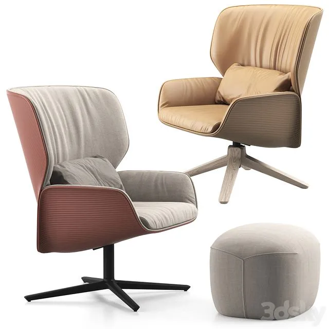 Andreu world Nuez lounge bio 3dsMax Model