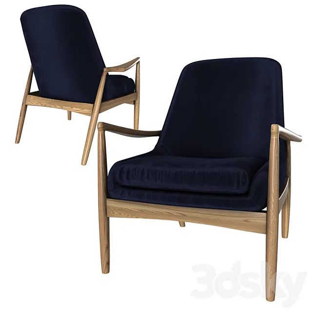 Andrew Martin Srispin chair 3ds Max