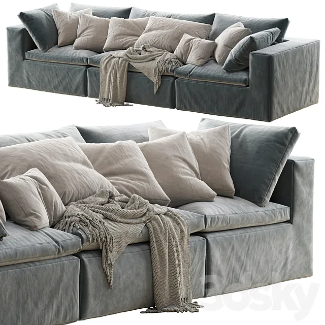 Andrew Martin – Truman Junior Gray Linen 3DS Max Model