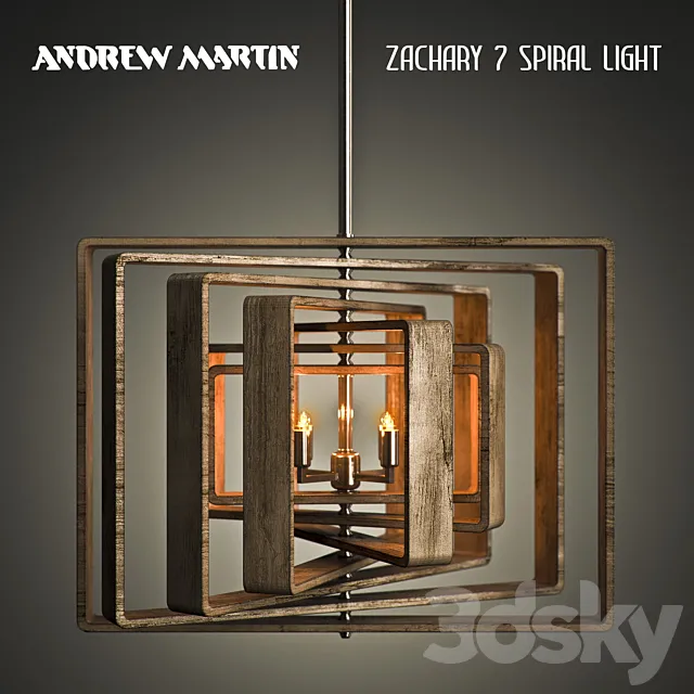 Andrew Martin – Zachary 7 Spiral Light – 2015 3DS Max Model