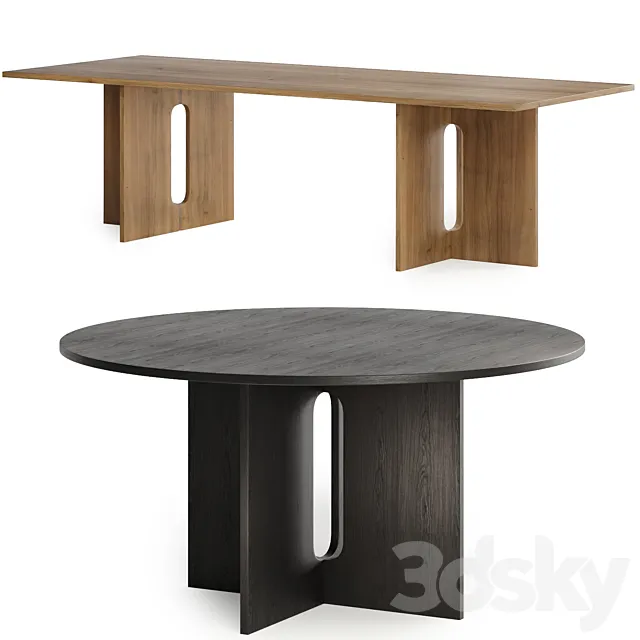 Androgyne dining table 3ds Max