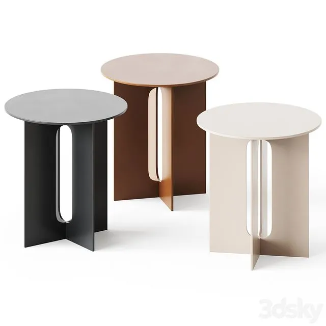 Androgyne Side Table By Menu 3dsMax Model