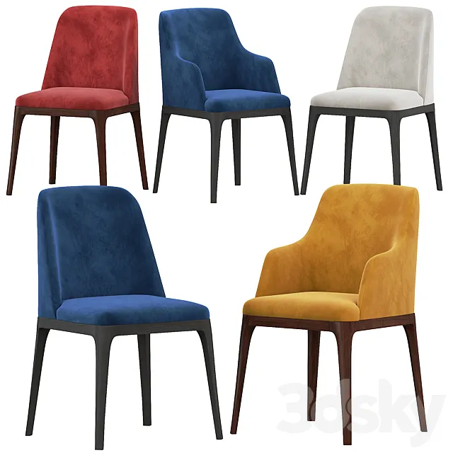 Anesis Galicia armchair A58b 3ds Max
