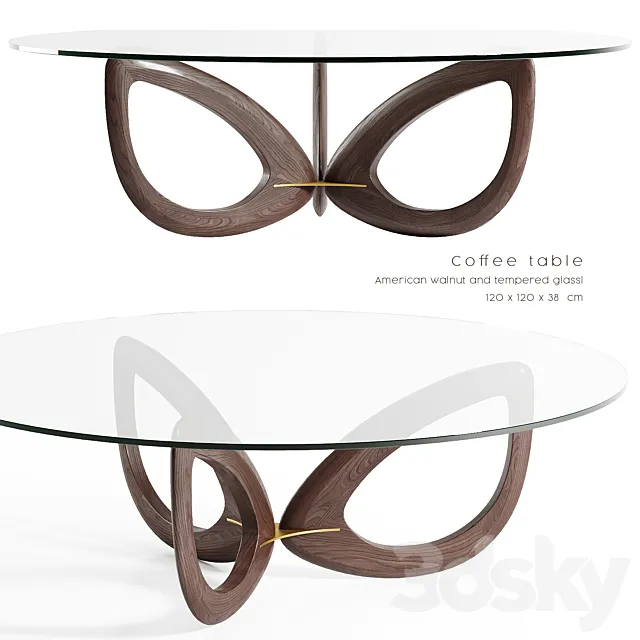 Angel Cerda – Coffee table CT16211 3ds Max