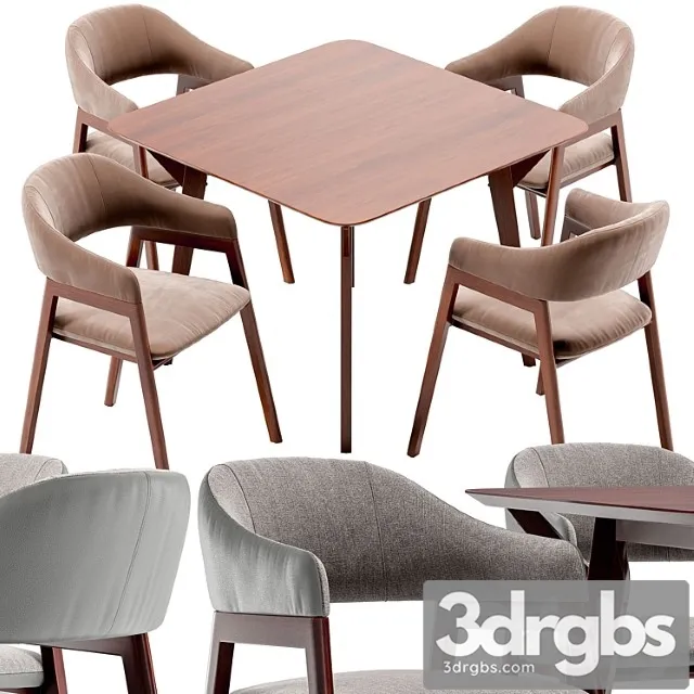 Angel cerda dining chair and terong table