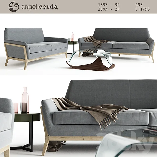 Angel Cerda furniture 3ds Max