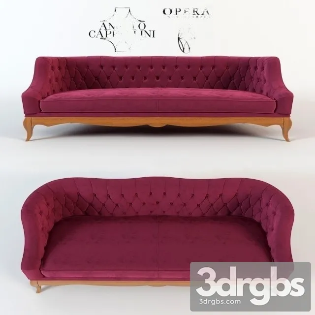 Angelo Cappellini Margherita Classic Sofa 3dsmax Download