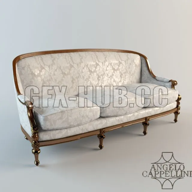 Angelo Cappellini sofa 3dsMax Model