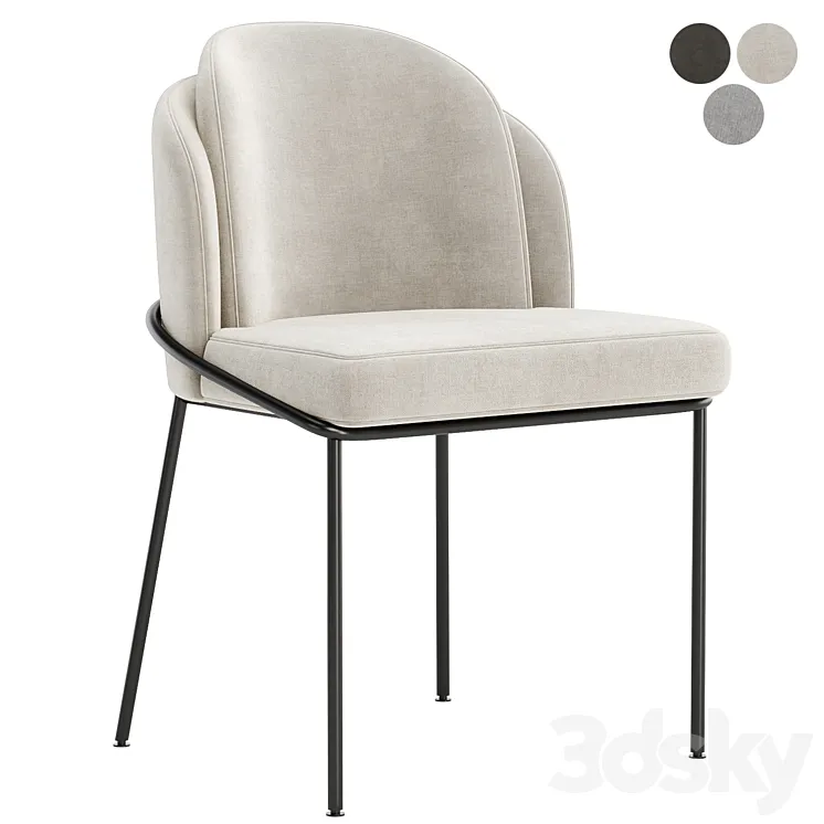 Angelo Dining Chair 3DS Max Model