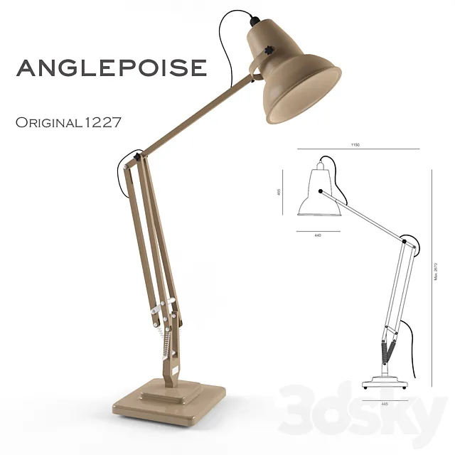 Anglepoise Original1227 3ds Max