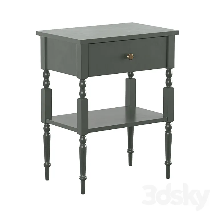 Angy bedside table by La Redoute 3DS Max Model